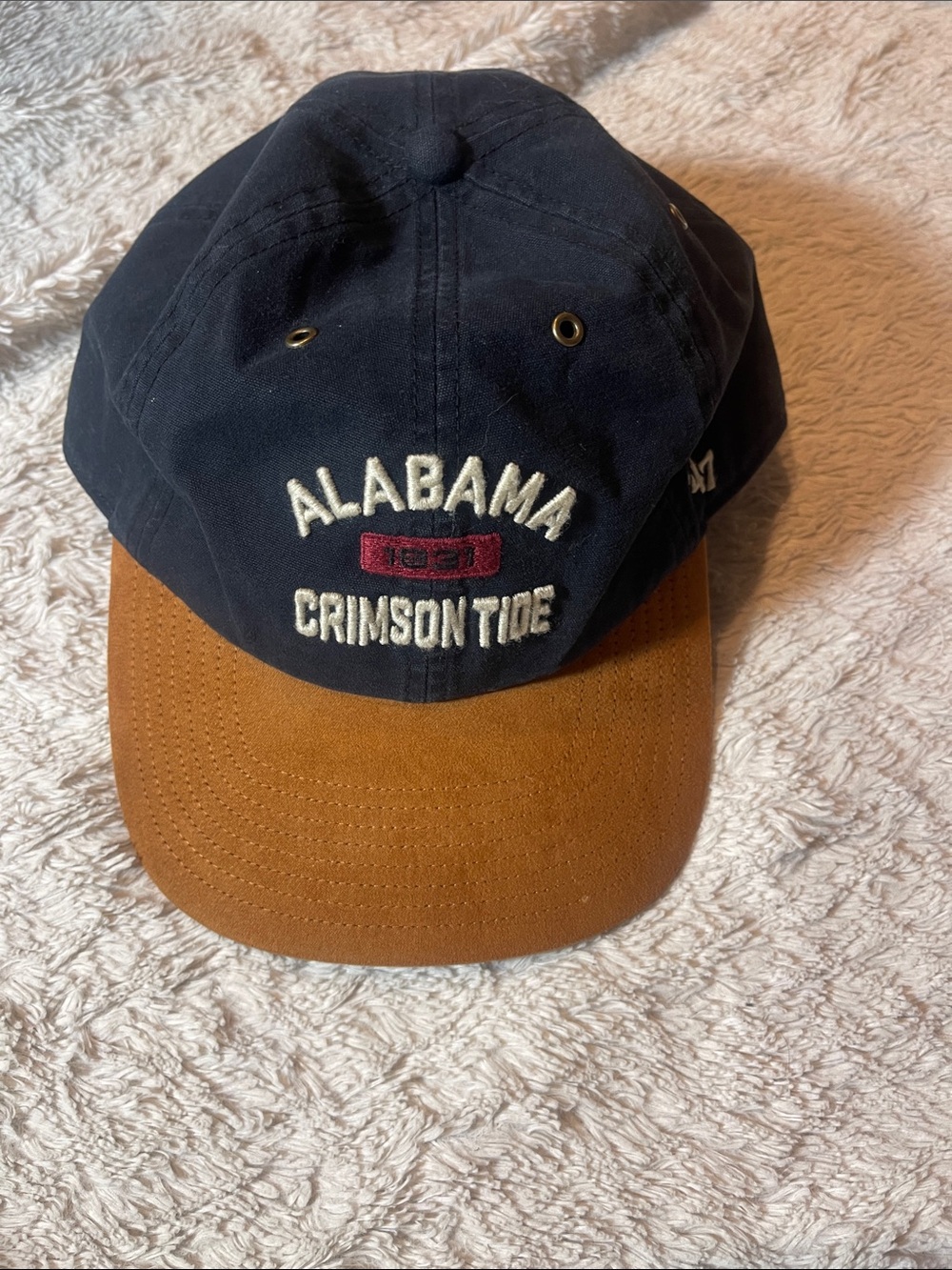 '47 Alabama Crimson Tide Two-Tone Cap - Navy & Brown